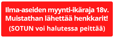 Ilma-ase ikäraja 18v