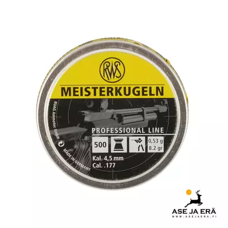 4,51mm RWS Meisterkugel 0,53g 500kpl - 4,5 mm ilmakivääriluodit - 4000294136030 - 1