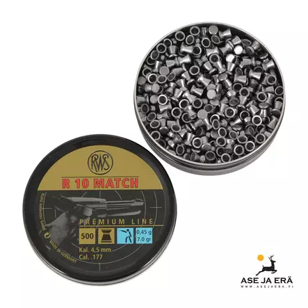 4,51mm RWS R10 Match LP ilmapistooli luoti 0,45g - 4,5 mm ilmapistooliluodit - 4000294154430 - 2