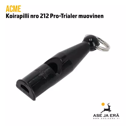 Acme koirapilli nro 212 Pro-Trialer muovinen, yleiskuva etuviisto - Koiraohjaajan varusteet - 717668712120 - 1