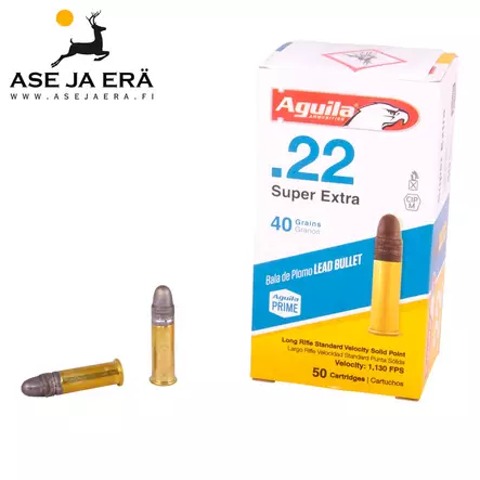 Aguila 22LR Super Extra STD SP 40gr pienoiskivääri patruuna - 22 LR patruunat - 640420001050 - 3