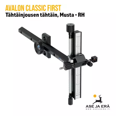 Avalon Classic First Recurve tähtäin RH Musta - yleiskuva - Vastakaari- ja tähtäinjousen tähtäimet - 6017416215250 - 2