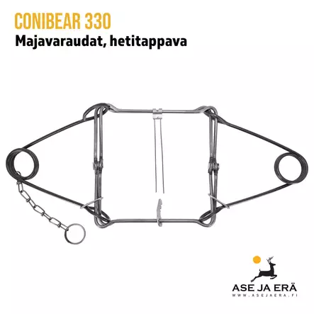 Conibear 330 majavaraudat hetitappava - Viritettynä - Hetitappavat raudat - 6430055029130 - 2