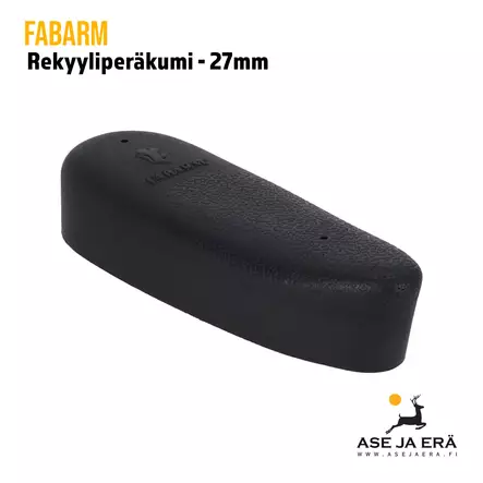 Fabarm HRA perälevy musta 27mm - Kumiperälevyt - 2024-OCI-0000852-0 - 1