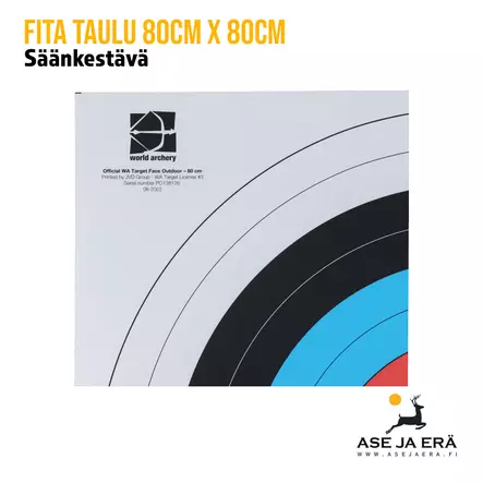 FITA taulu 80cm x 80cm - Paperiset maalitaulut - 1142611000 - 2