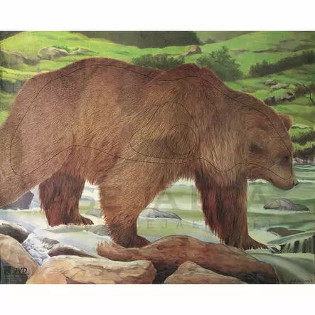 Jousiammuntataulu Karhu 110x96cm - Paperiset maalitaulut - 1028351000 - 1