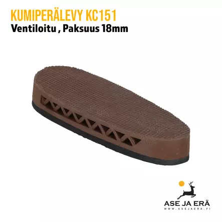 Kumiperälevy Kassnar KC 151 ohut ventiloitu, ruskea - Kumiperälevyt - 351020 - 2