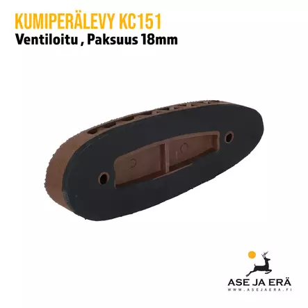 Kumiperälevy Kassnar KC 151 ohut ventiloitu, ruskea - Kumiperälevyt - 351020 - 3