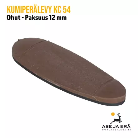 Kumiperälevy KC 54 ohut kova ruskea - Kumiperälevyt - 6410363510100 - 4