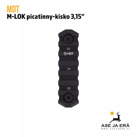 MDT M-Lok Picatinny-kisko 3,15" - Bipod adapterit - 709951103210 - 1