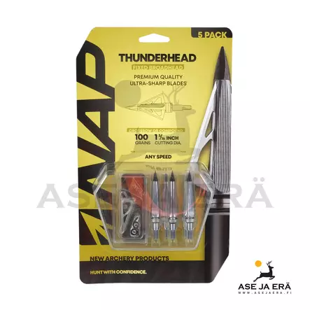 NAP Thunderhead metsästyskärki 5kpl/paketti - Metsästyskärjet - 033576601500 - 3