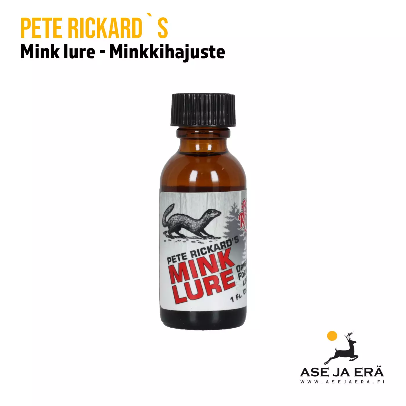 PETE RICKARD'S - NEW 1 OZ. CARROT SEED OIL TRAPPING LURE INGREDIENT LE209