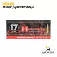 17HMR Hornady 20gr HP XTP 500 kpl - 17HMR patruunat - 20090255831720 - 1