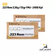 223 GGG-Nato 3,6g FMJ 2400 kpl - 223 kaliiperi - 223GGGNato2400 - 1