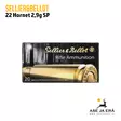 22 Hornet Sellier & Bellot SP 2,9g kivääripatuuna - Muut kaliiperit - 8590690330010 - 5