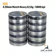 4,50mm H&N Match Heavy 0,53g 5 000 kpl - 4,5 mm ilmakivääriluodit - 4047058019284x10 - 1