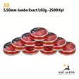 5,50 mm JSB Jumbo Exact 1,03g 2500kpl - 10 rasiaa pyramiidina - 5,5 mm luodit - 8594180450523x10 - 3