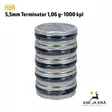 5,5mm H&N Terminator 1,06 g 1000 kpl - 5 rasiaa päällekkäin - 5,5 mm luodit - 4047058018010 - 10
