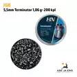 5,5mm H&N Terminator 1,06 g 200 kpl - Rasia avoinna - 5,5 mm luodit - 4047058018010 - 6