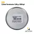 5,5mm H&N Terminator 1,06 g 200 kpl - Rasian pohja EAN näkyvissää - 5,5 mm luodit - 4047058018010 - 9