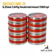 6,35mm JSB Exact King .25 1,645g Ilmakivääriluoti 1500 kpl - yleiskuva kaksi viiden rasian pinoa - 6,35 mm luodit - 8594180450646x10 - 1