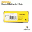 Leatherman Skeletool KB taittoveitsi - Musta lahjapakkaus takakansi EAN - Leatherman monitoimityökalut - 037447696480 - 8