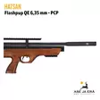 Hatsan Flashpup QE 6,35 mm PCP-ilmakivääri puutukilla - Yksityiskohta piipusta - 5,5 mm PCP paineilmakiväärit - 06784200 - 7