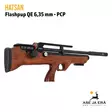 Hatsan Flashpup QE 6,35 mm PCP-ilmakivääri puutukilla - Takaviistosta oikealta - 5,5 mm PCP paineilmakiväärit - 06784200 - 9