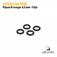 Hatsan AT44/BT65/Blitz piipun o-reng 4,5 mm neljä tiivistettä - Hatsan varaosat - 068240 - 3