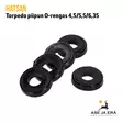 Hatsan Torpedo piipun o-rengas 4,5/5,5/6,35 viisi tiivistettä - Hatsan varaosat - 068400 - 4
