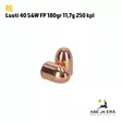 RG 40 S&W FP 180gr 11,7g luoti 250kpl - kaksi luotia - Muut luodit - 204320 - 2