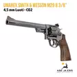 Umarex Smith & Wesson M29 8 3/8" CO2 - alaviistosta edestä - Ilma-aseluoti ilmapistoolit - 4000844764850 - 6