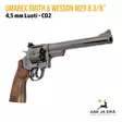Umarex Smith & Wesson M29 8 3/8" CO2 - alaviistosta edestä vasemmalta - Ilma-aseluoti ilmapistoolit - 4000844764850 - 7