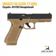 Umarex T4E Glock 17 Gen5 .43 Coyote CO2 ilmapistooli - T4E Defence kuula-aseet - 4000844882370 - 2