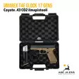 Umarex T4E Glock 17 Gen5 .43 Coyote CO2 ilmapistooli ja lipas kotelossa - T4E Defence kuula-aseet - 4000844882370 - 11