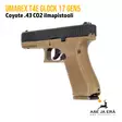 Umarex T4E Glock 17 Gen5 .43 Coyote CO2 ilmapistooli, takaviistosta - T4E Defence kuula-aseet - 4000844882370 - 8