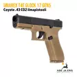 Umarex T4E Glock 17 Gen5 .43 Coyote CO2 ilmapistooli, etuviistosta - T4E Defence kuula-aseet - 4000844882370 - 7