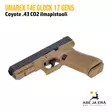Umarex T4E Glock 17 Gen5 .43 Coyote CO2 ilmapistooli, alaviistosta - T4E Defence kuula-aseet - 4000844882370 - 5