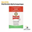 Ballistol valmiiksi öljytty kangaslappu 10 kpl pakkau - Puhdistustulpat ja asesillat - 4017777219500 - 1