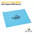Axcel X-31 Clear Target Doc's Choice 1-3/8" linssi jousitähtäimeen 4x, linssi ja mikrokuituliina - Tähtäimen osat ja tarvikkeet - 611254100660 - 3