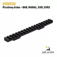 Browning Picatinny kisko  BAR, MARAL Takaa yläviistosta - Weaver/Picatinny jalustat - 634957547730 - 6