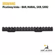Browning Picatinny kisko  BAR, MARAL Vasen sivu - Weaver/Picatinny jalustat - 634957547730 - 7