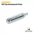 Proairsoft CO2 12g voitelukapselit 10 kpl - yksi kapseli takaviistosta - Co2 kaasupatruunat - 6430034893370 - 5