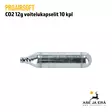 Proairsoft CO2 12g voitelukapselit 10 kpl - yksi kapseli sivusta - Co2 kaasupatruunat - 6430034893370 - 3