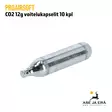 Proairsoft CO2 12g voitelukapselit 10 kpl - yksi kapseli etuviistosta - Co2 kaasupatruunat - 6430034893370 - 4
