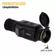 Pixfra Cetus C335 Thermal 384*288 lens 35mm- Takaviistosta ylhäältä vasemmalta linssinsuoja avoinna - Lämpökiikaritähtäin - 6976144452170 - 9
