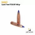 7mm (284 Diameter) Barnes TTSX 1140gr boattail - kaksi luotia toisen kärkin näkyy - 7mm luodit - 716876284740 - 2