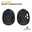 3M Peltor SportTac vaihtokuoret, Musta molemmat kuoret sisäosa - Kuulosuojaintarvikkeet - 7318640044920 - 3