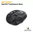 3M Peltor SportTac vaihtokuoret, Musta detaljikuva kuoresta - Kuulosuojaintarvikkeet - 7318640044920 - 4