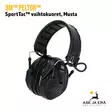 3M Peltor SportTac vaihtokuoret, Musta kuoret paikallaan SportTac kuulosuojaimissa - Kuulosuojaintarvikkeet - 7318640044920 - 5